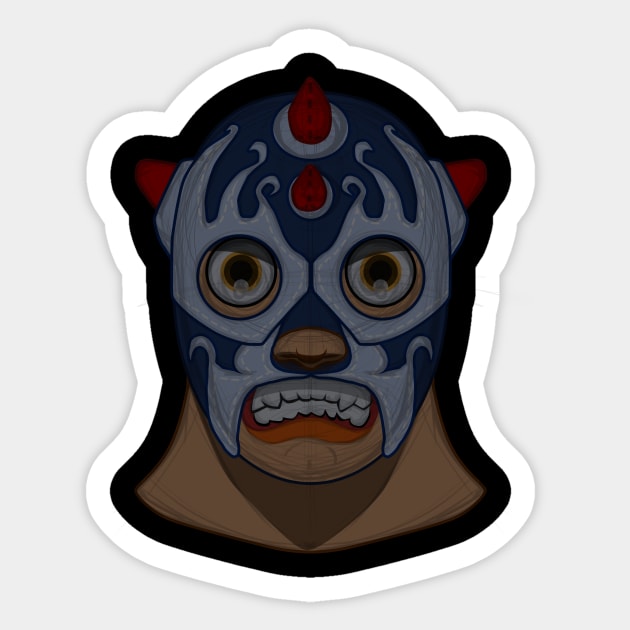 El luchador Sticker by jagama42